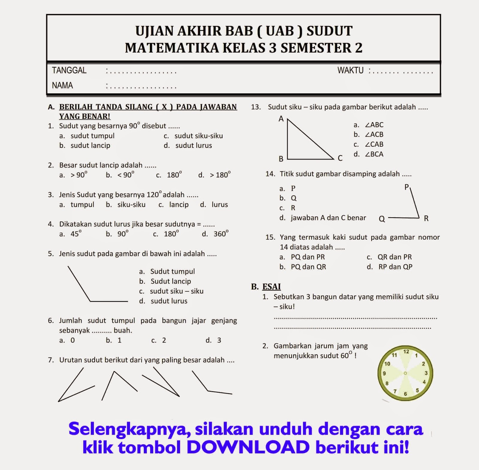 Contoh Soal Pak Kelas 3 KTSP Semester 2 Ternyata Masih Dipakai, Ini Kunci Jawaban Bahasa Indonesia Kelas 3 Halaman 18