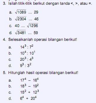 Soal Matematika Kelas 5 Akar Pangkat 3 Dalchaebi