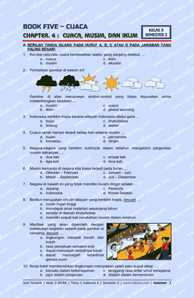 5 Rahasia Menjawab Soal Tema 5 Kelas 3 Cuaca Subtema 4 Agar Nilai Sempurna 5 Rahasia Menjawab Soal Tema 5 Kelas 3 Cuaca Subtema 4 Agar Nilai Sempurna