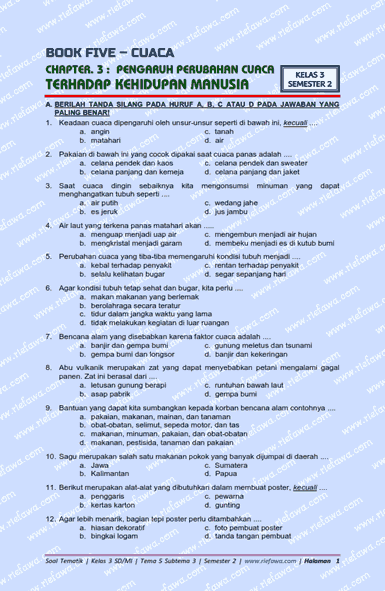 Rahasia Lulus Ujian dengan Kumpulan soal tema 5 kelas 3 sd kurikulum 2013 tahun 2019 Rahasia Lulus Ujian dengan Kumpulan soal tema 5 kelas 3 sd kurikulum 2013 tahun 2019
