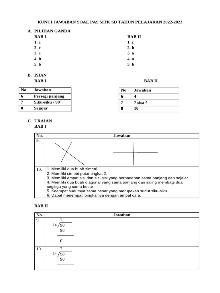 Rahasia Skor Tinggi Lewat Latihan Soal Pas Matematika Kelas 4 SD 2019 2020 Terbaru Rahasia Skor Tinggi Lewat Latihan Soal Pas Matematika Kelas 4 SD 2019 2020 Terbaru