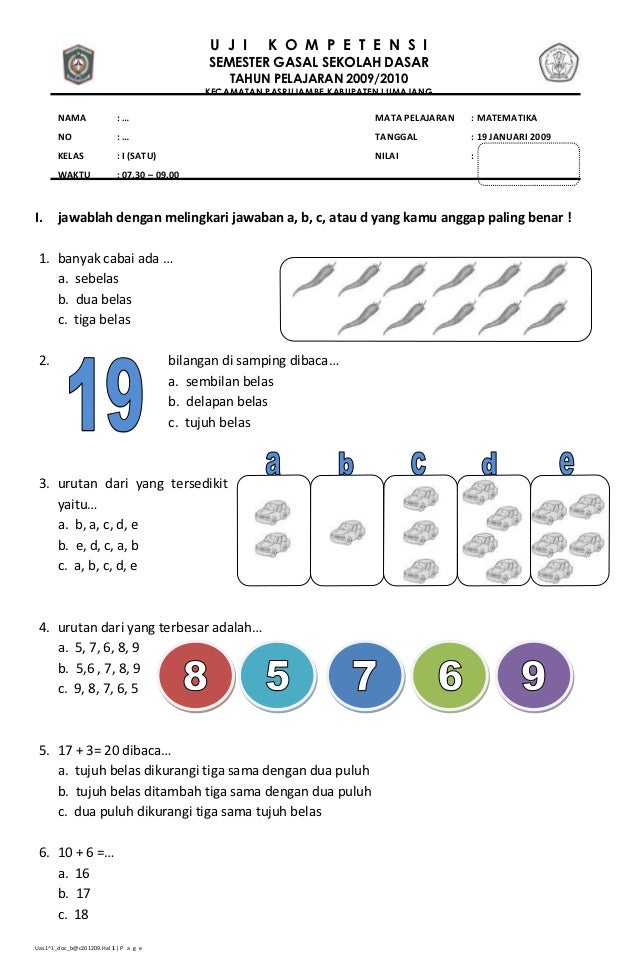 Rahasia Sukses Anak Juara Berkat Latihan Soal UTS Tematik Kelas 2 SD Semester 1 Terbaru Rahasia Sukses Anak Juara Berkat Latihan Soal UTS Tematik Kelas 2 SD Semester 1 Terbaru