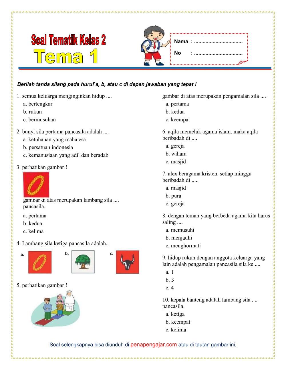 Rahasia Sukses Belajar Kumpulan Soal UTS SD Kelas 2 Semester 1 Agar Nilai Memuaskan Rahasia Sukses Belajar Kumpulan Soal UTS SD Kelas 2 Semester 1 Agar Nilai Memuaskan