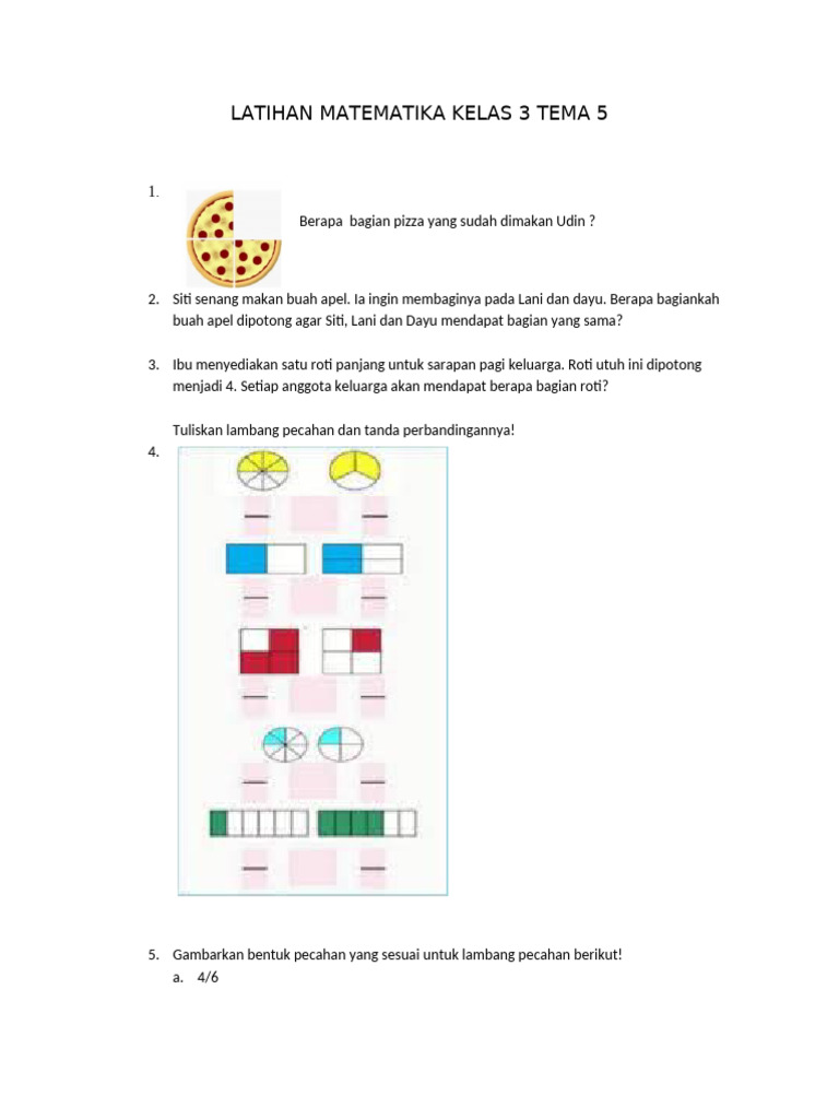 Ternyata Ini Rahasia Cara Cepat Menjawab Soal Tema 5 Kelas 3 Matematika Agar Nilai Maksimal Ternyata Ini Rahasia Cara Cepat Menjawab Soal Tema 5 Kelas 3 Matematika Agar Nilai Maksimal